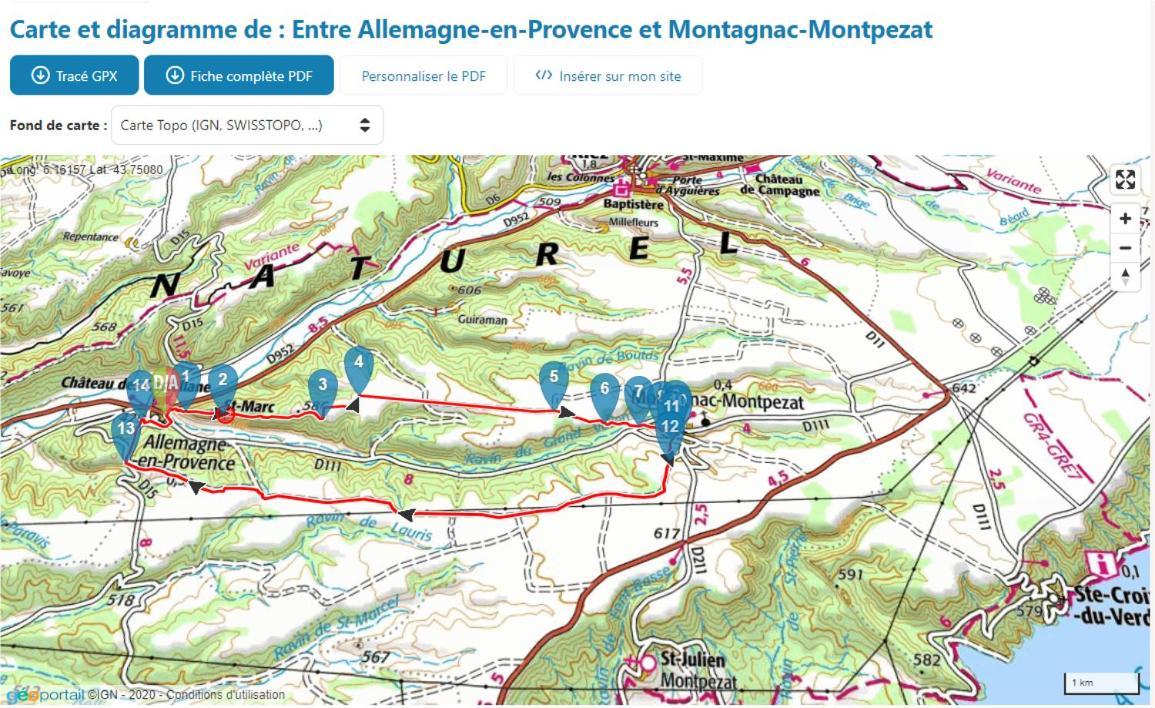 Gite Avec Terrasse Privee Proche Des Gorges Du Verdon Allemagne-en-Provence Esterno foto